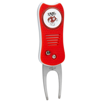 Wisconsin Badgers Switchblade Divot Tool - Image 1 - Club Rehab
