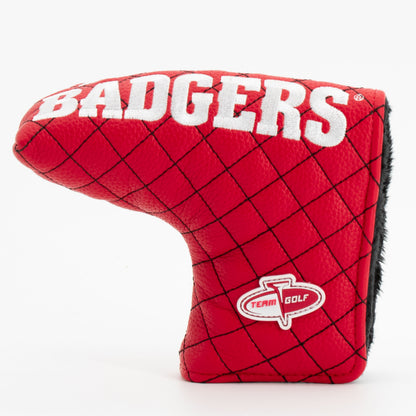 Wisconsin Badgers Solid Quilted Blade Putter Headcover