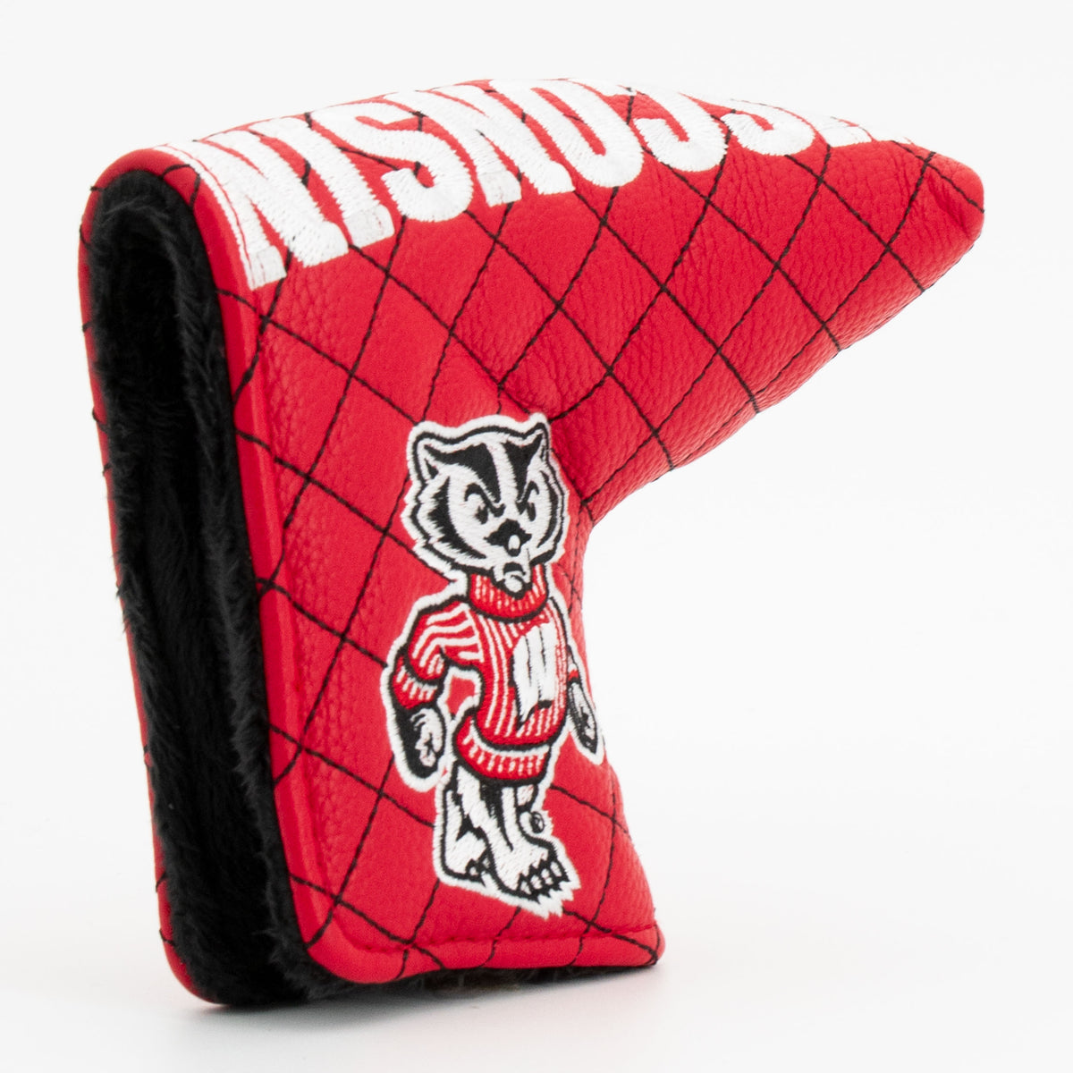 Wisconsin Badgers Solid Quilted Blade Putter Headcover