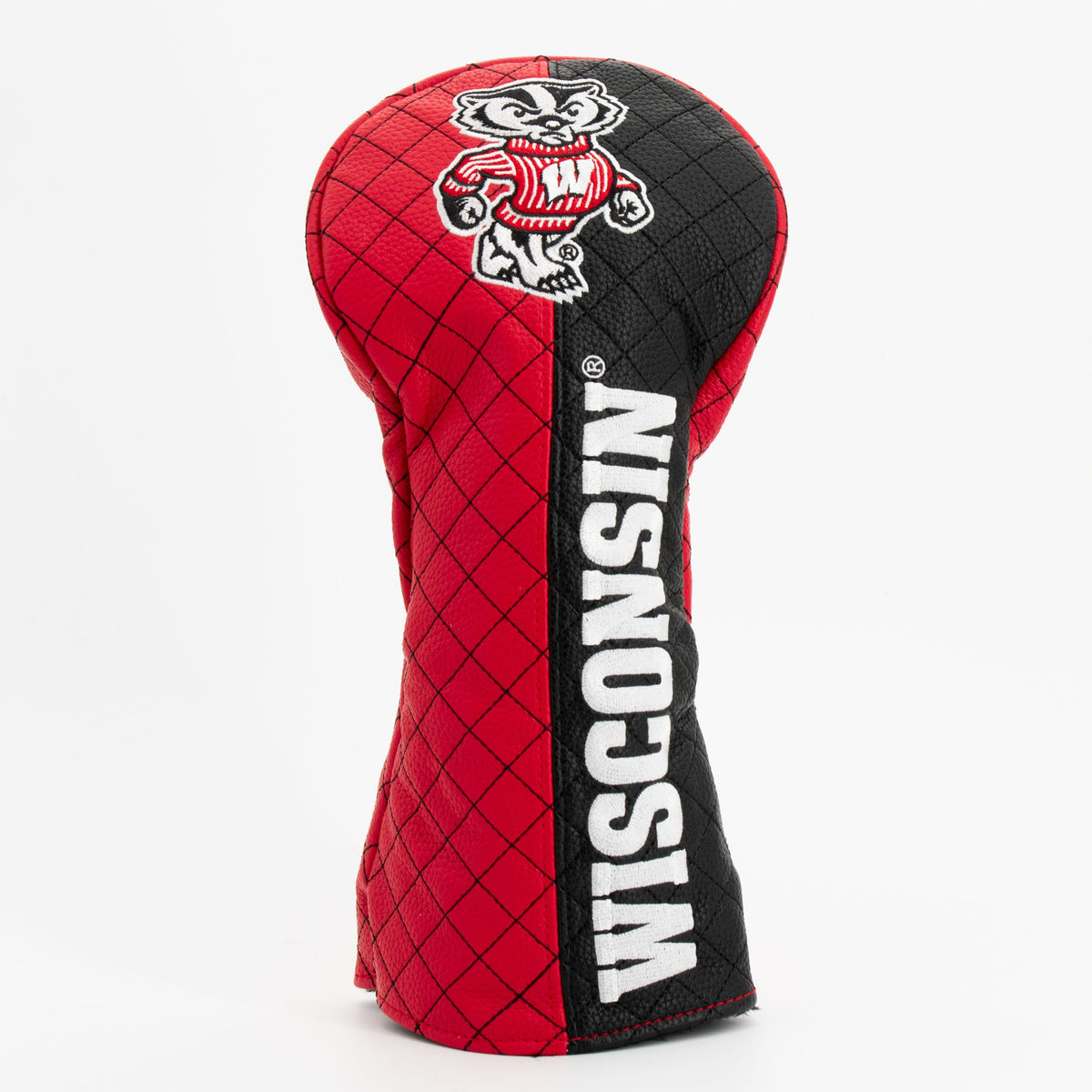 Wisconsin Badgers Split Quilted Driver Headcover - golf headcover product images