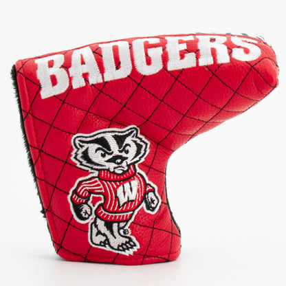 Wisconsin Badgers Split Quilted Blade Putter Headcover
