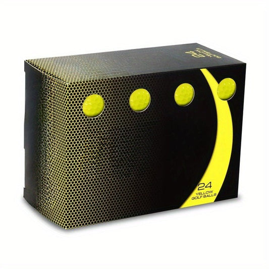 24 - Pack Ultimate Distance Yellow Golf Balls - Club Rehab - Golf Ball45418128867520