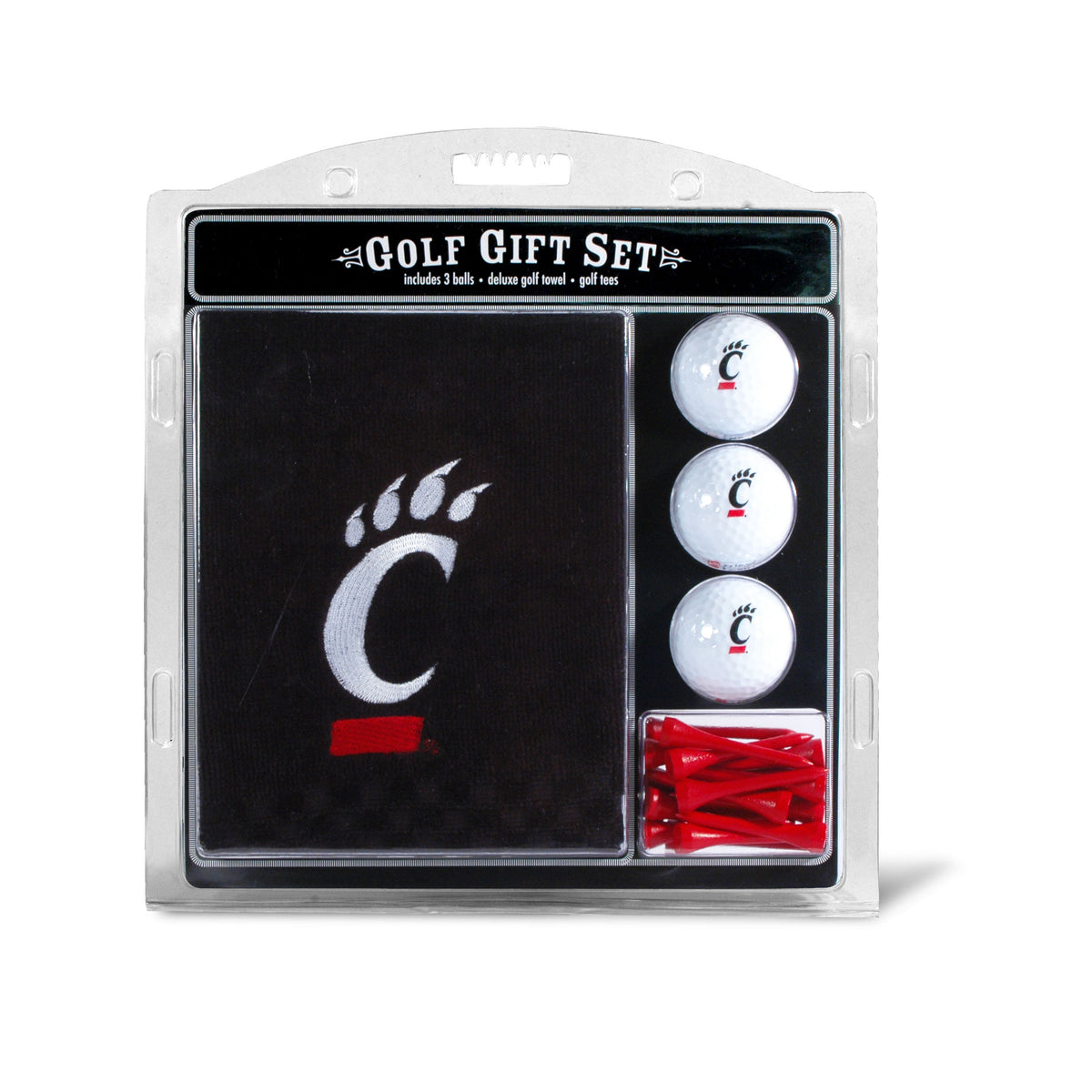 Cincinnati Bearcats Embroidered Towel Golf Gift Set