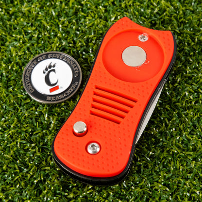 Cincinnati Bearcats Switchblade Divot Tool - Image 3 - Club Rehab