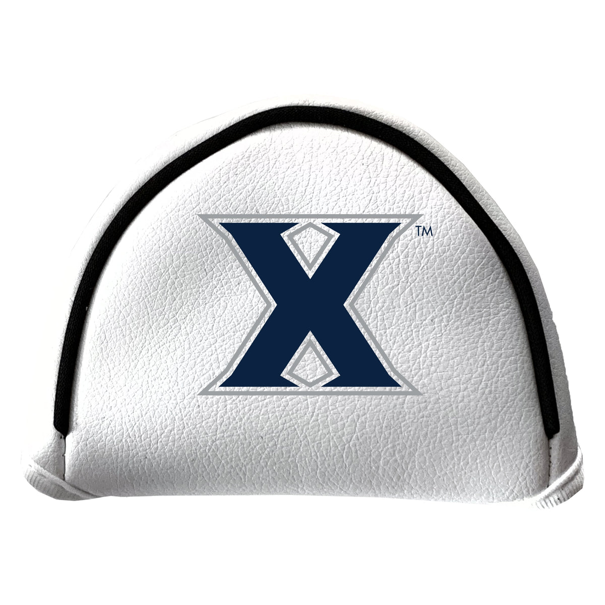 Xavier Musketeers Vintage White Printed Mallet Putter Headcover
