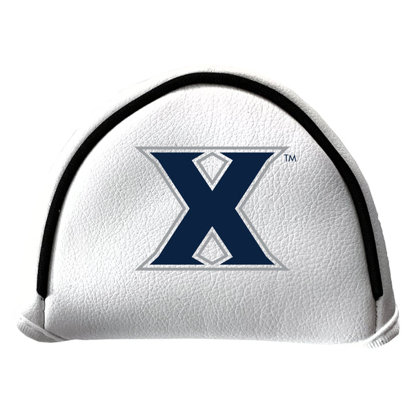 Xavier Musketeers Vintage White Printed Mallet Putter Headcover