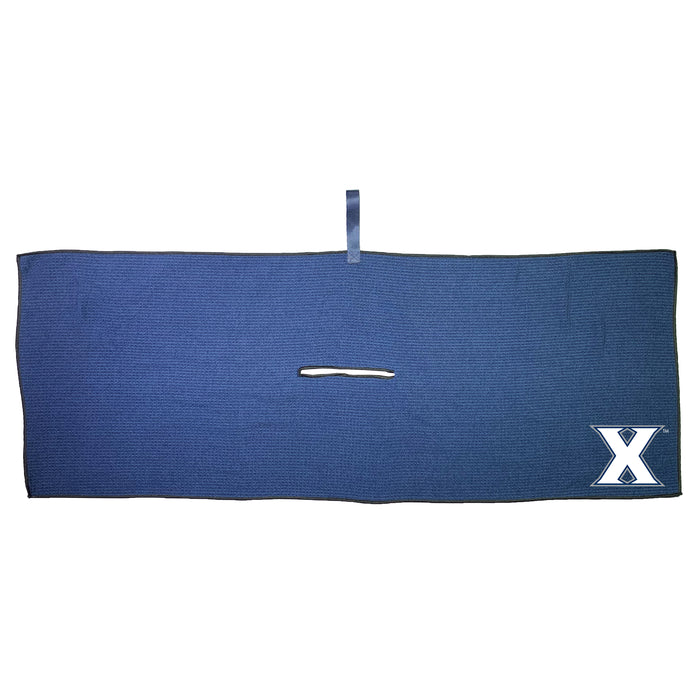 Xavier Musketeers 16 x 40 microfiber golf towel with team logo