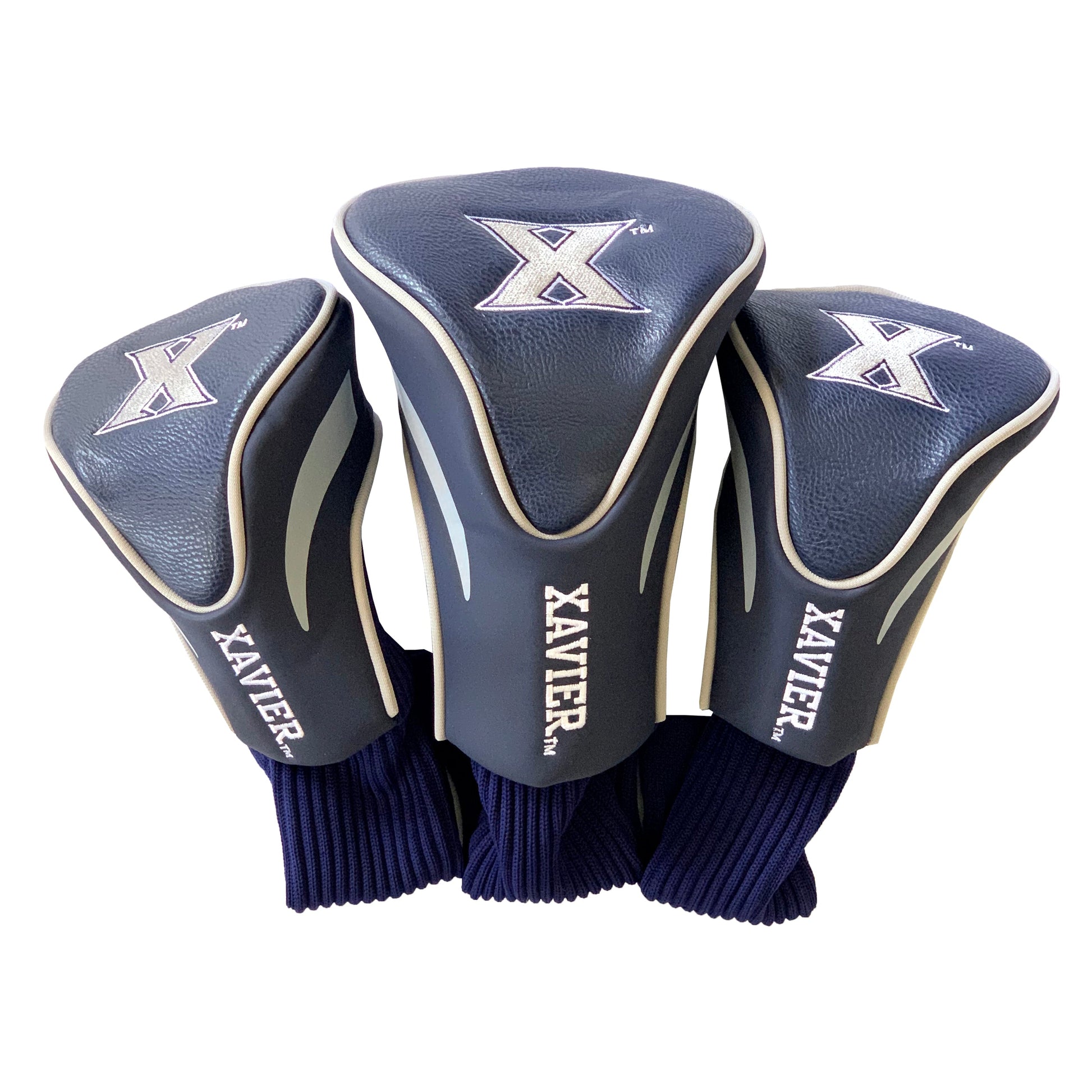 Xavier Musketeers 3 Pack Contour Sock Headcovers - Club Rehab