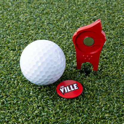 Louisville Cardinals Custom Shaped Divot Tool - Image 6 - Club Rehab