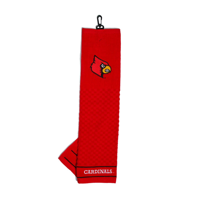 Louisville Cardinals embroidered golf towel