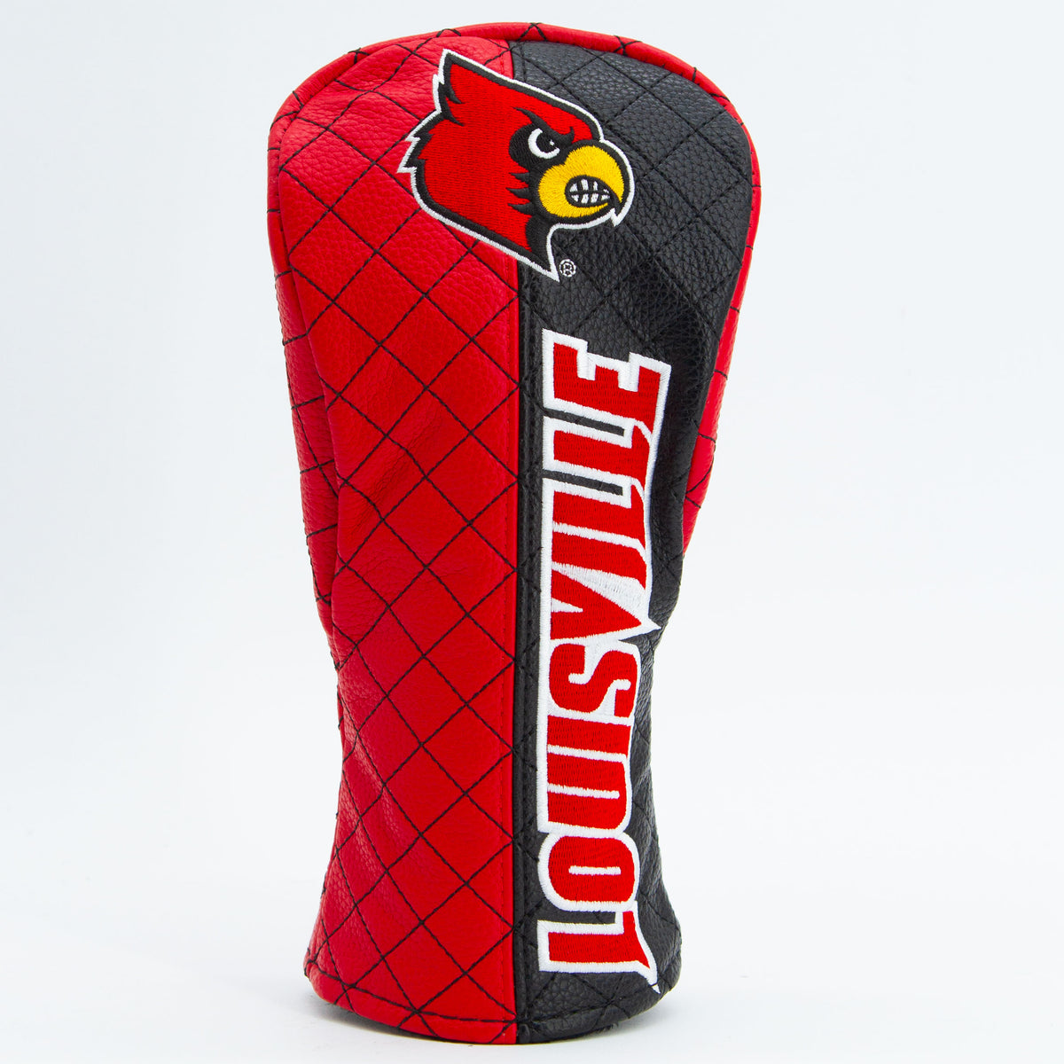 Louisville Cardinals Split Quilted Fairway Headcover, front view