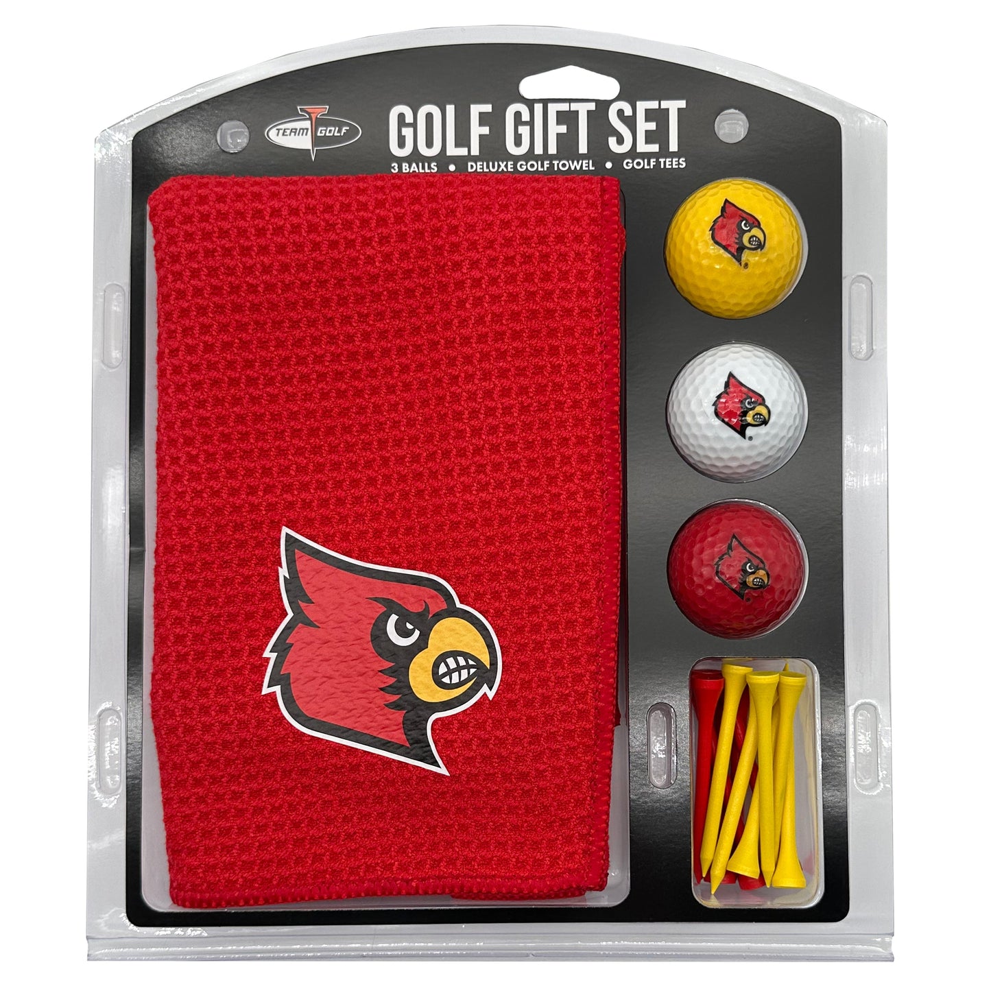 Louisville Cardinals Microfiber Towel Golf Gift Set - Club Rehab