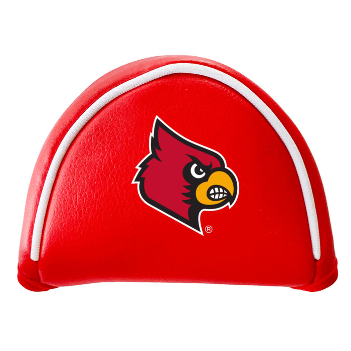 Louisville Cardinals Vintage Color Printed Mallet Putter Headcover