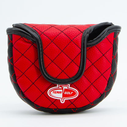 Louisville Cardinals Solid Quilted Mallet Putter Cover, back view
