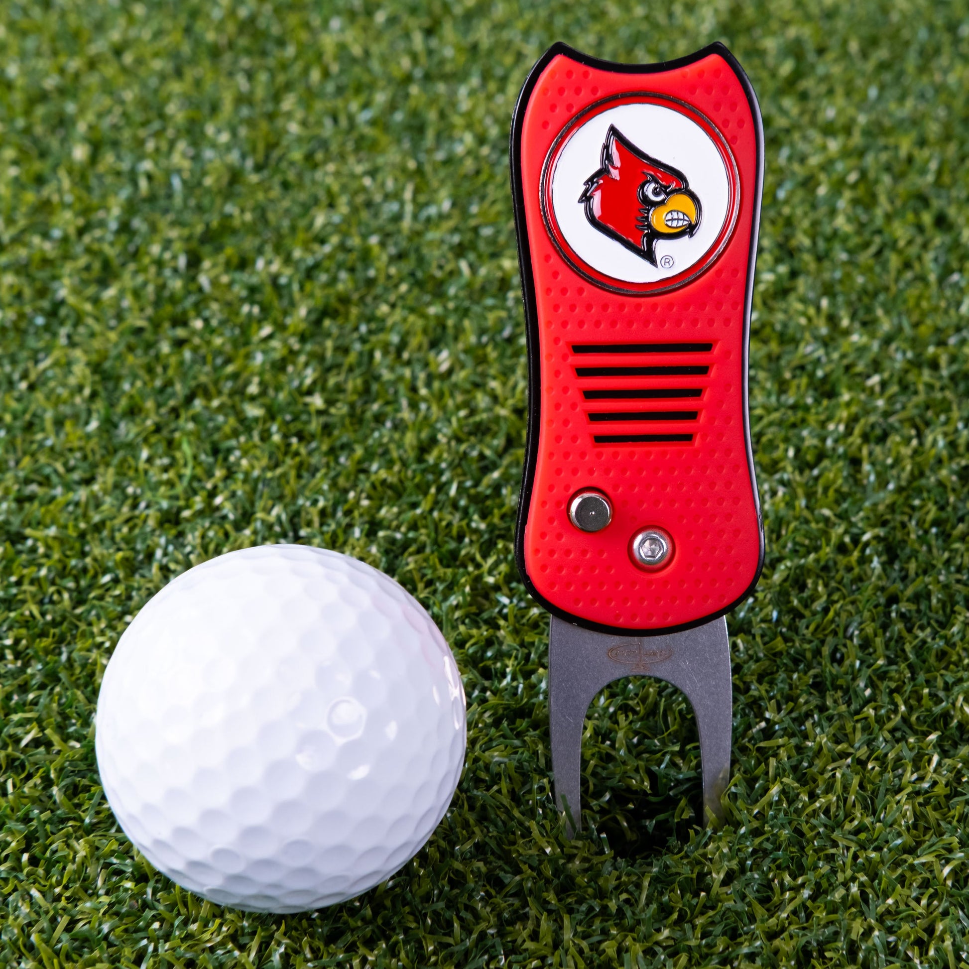 Louisville Cardinals Switchblade Divot Tool - Image 2 - Club Rehab