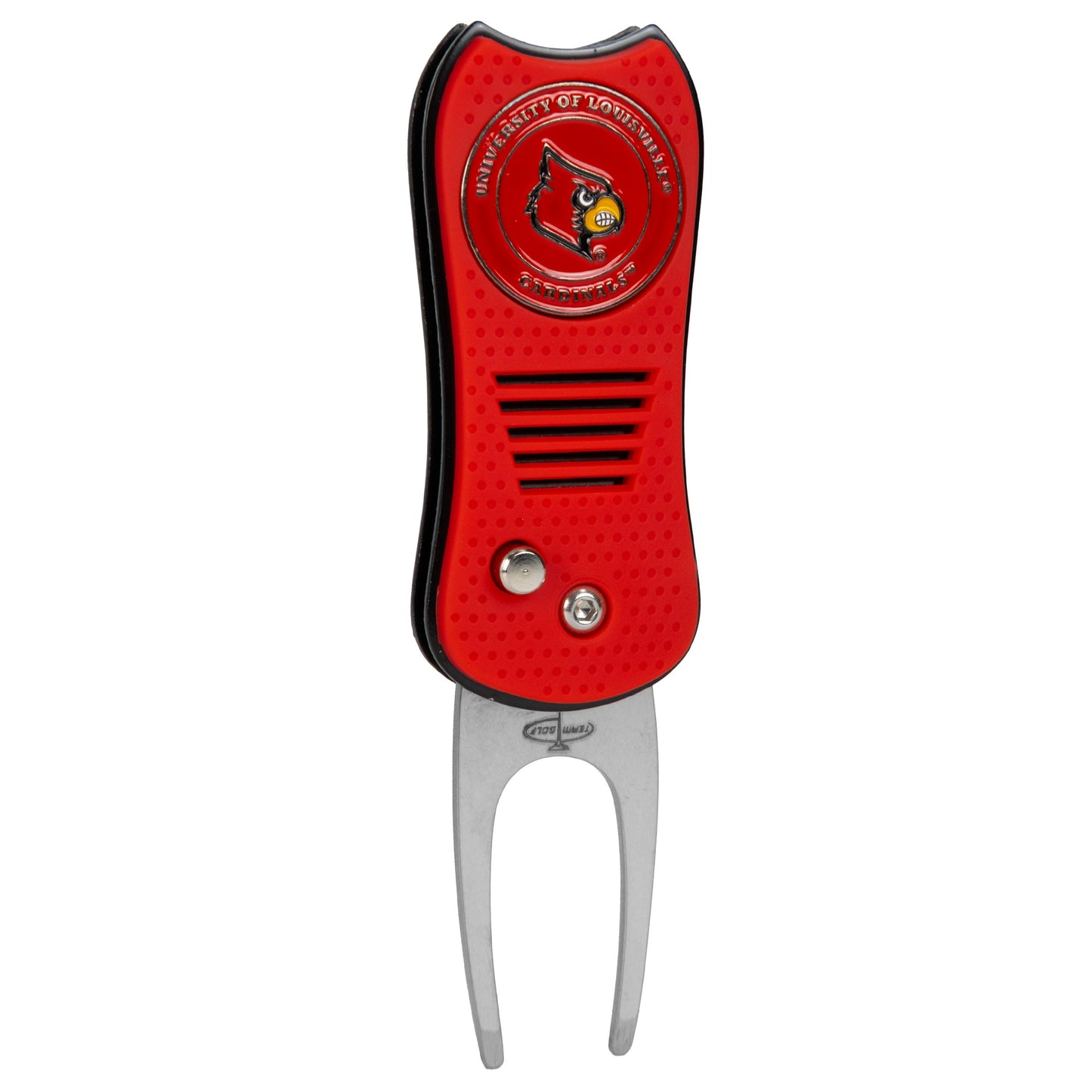 Louisville Cardinals Switchblade Divot Tool - Image 1 - Club Rehab