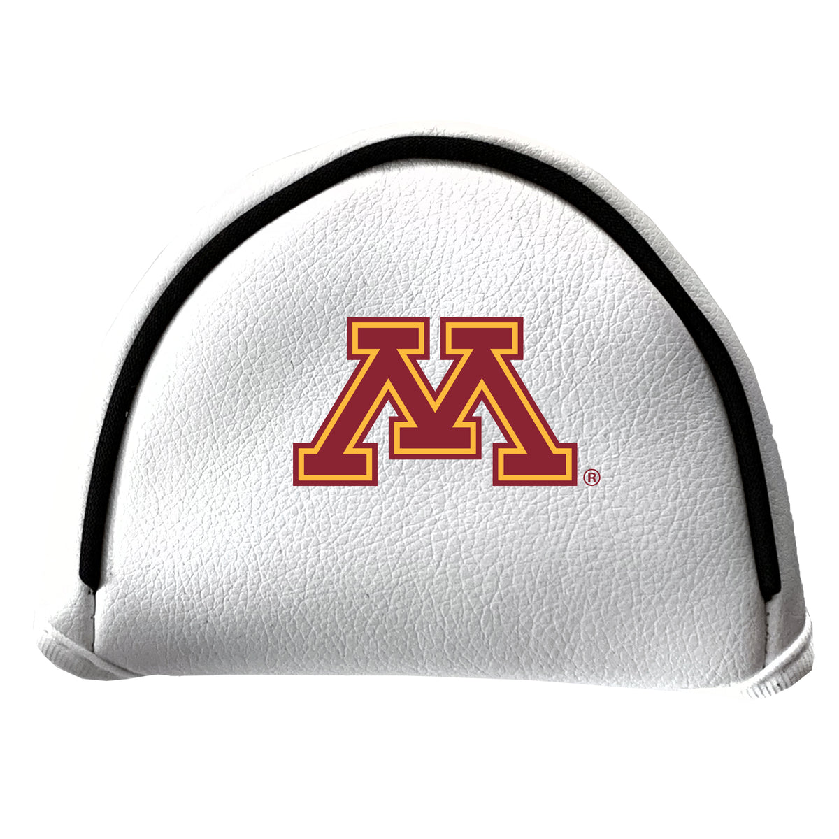 Minnesota Golden Gophers vintage mallet putter white printed golf headcover