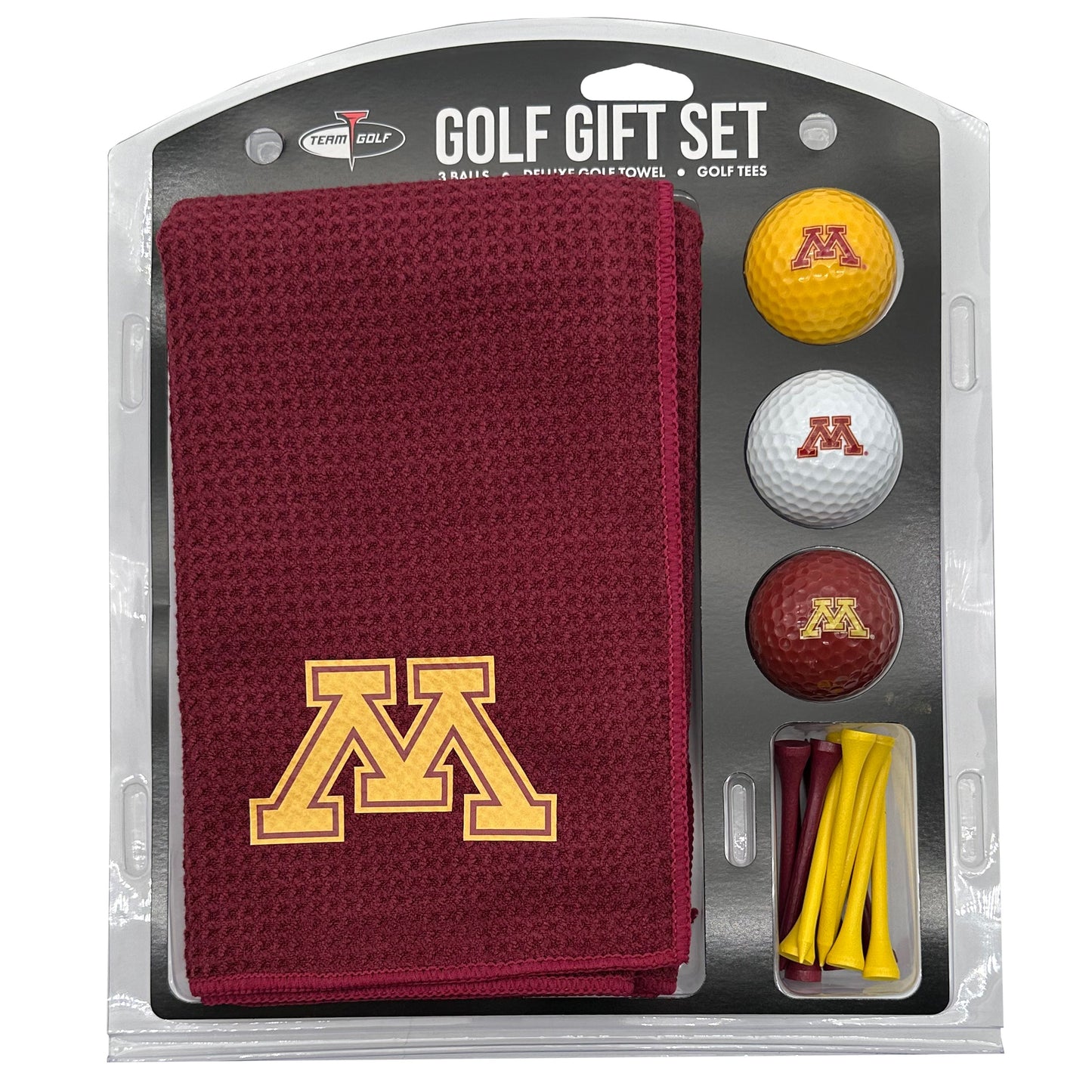 Minnesota Golden Gophers Microfiber Towel Golf Gift Set - Club Rehab