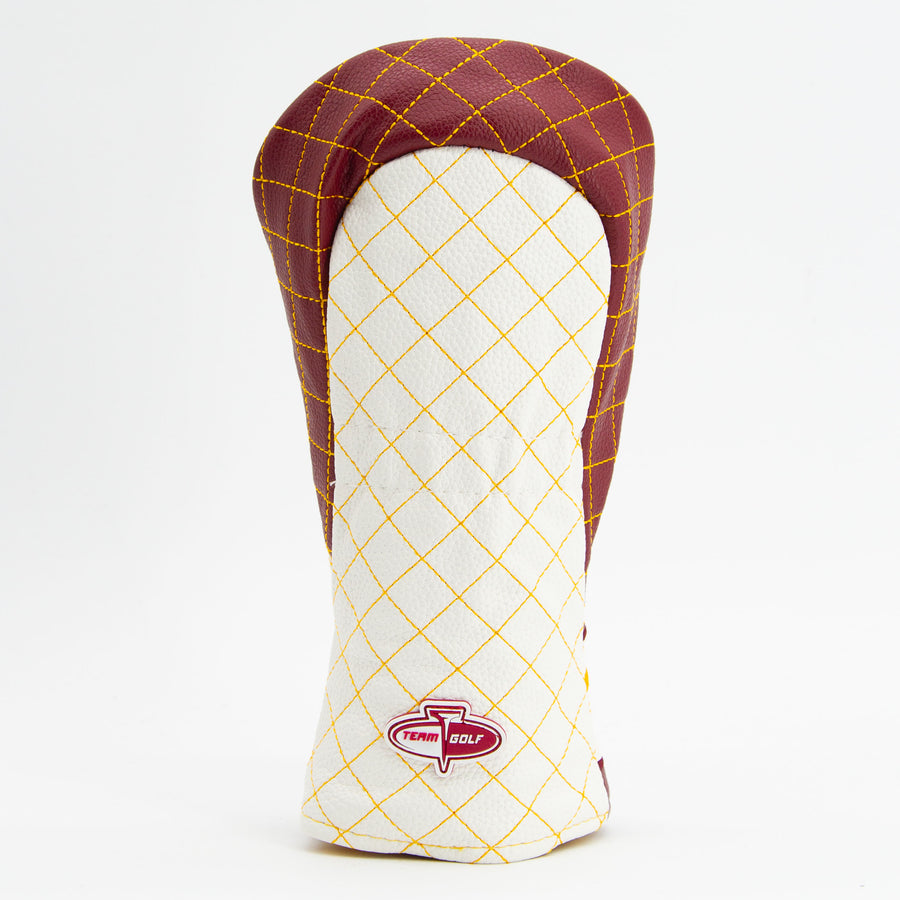 Minnesota Golden Gophers striped quilted fairway cover, back view