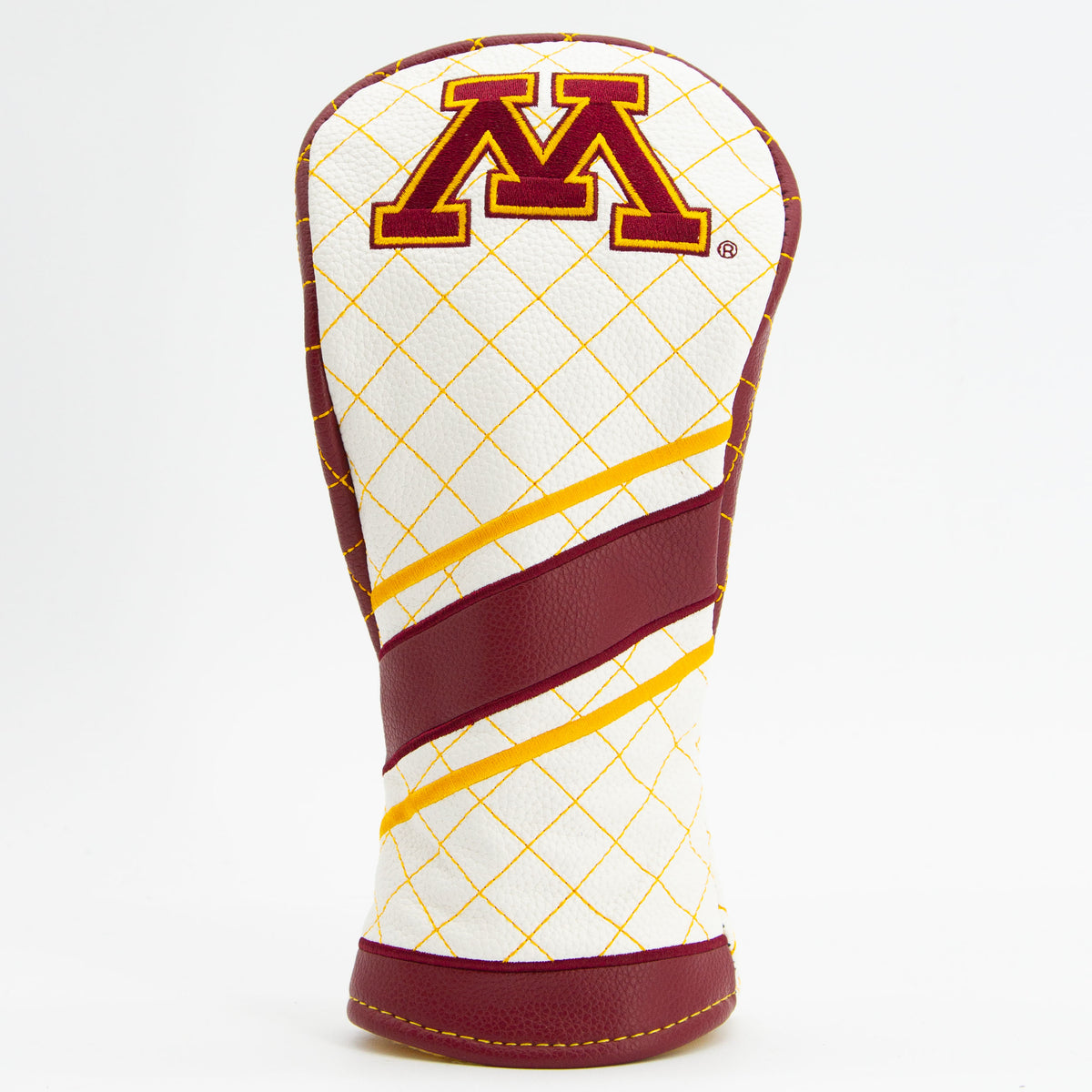 Minnesota Golden Gophers Striped Quilted Fairway Headcover, front view