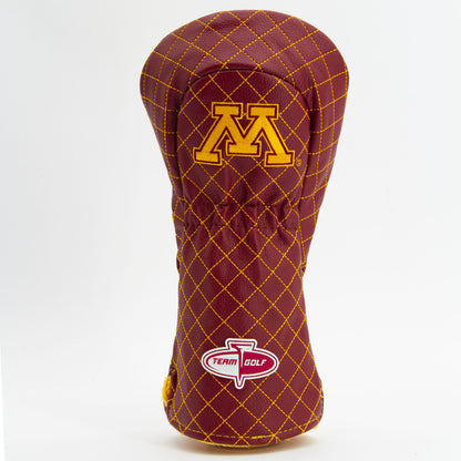 Minnesota Golden Gophers Solid Quilted Driver Headcover, back view