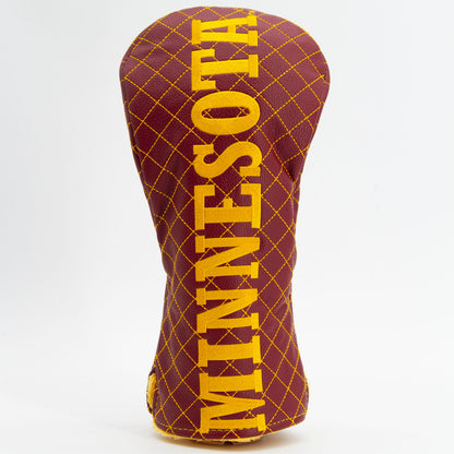 Minnesota Golden Gophers Solid Quilted Driver Headcover, front view