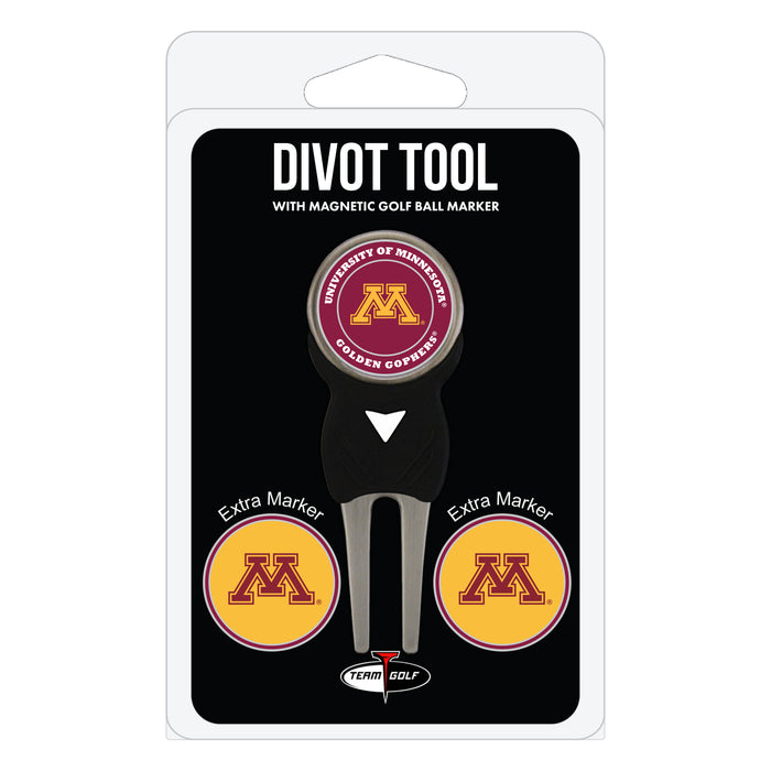 Minnesota Golden Gophers divot repair tool and three ball markers