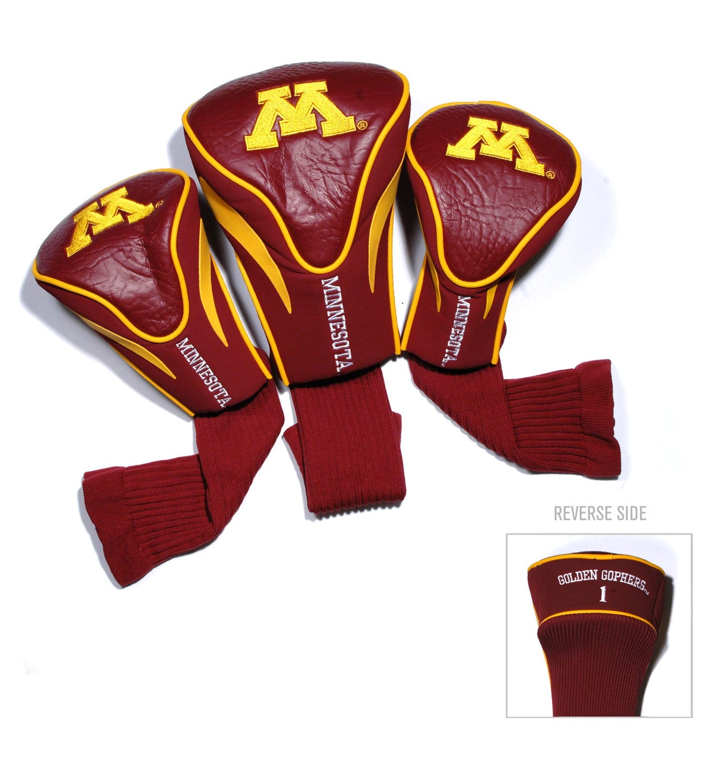 Minnesota Golden Gophers 3 Pack Contour Sock Headcovers - Club Rehab