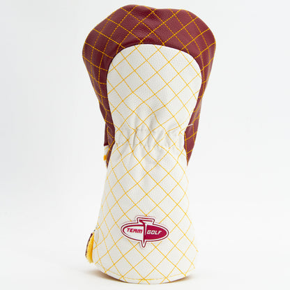 Minnesota Golden Gophers Striped Quilted Driver Headcover, back view