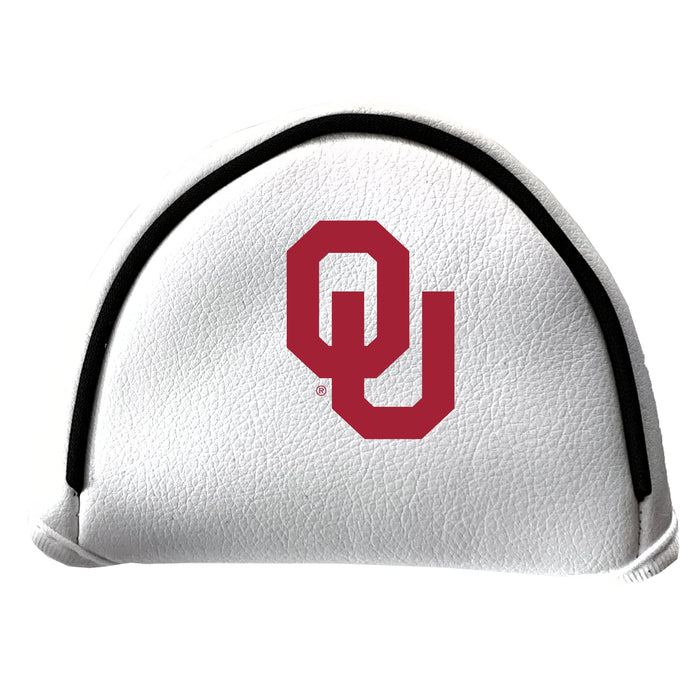 Oklahoma Sooners Vintage White Printed Mallet Putter Headcover