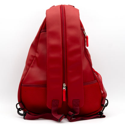 Oklahoma Sooners PU leather backpack by Team Golf, view 2