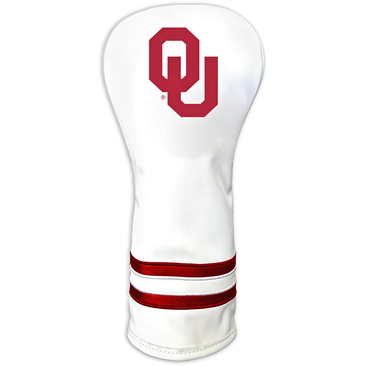 Oklahoma Sooners Vintage White Printed Fairway Headcover - golf headcover product images