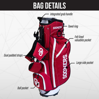 Oklahoma Sooners Fairway Stand Bag - Image 3 - Club Rehab