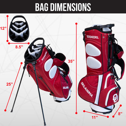Oklahoma Sooners Fairway Stand Bag - Image 4 - Club Rehab