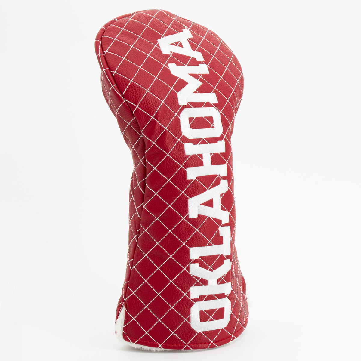 Oklahoma Sooners Solid Quilted Driver Headcover, angled view