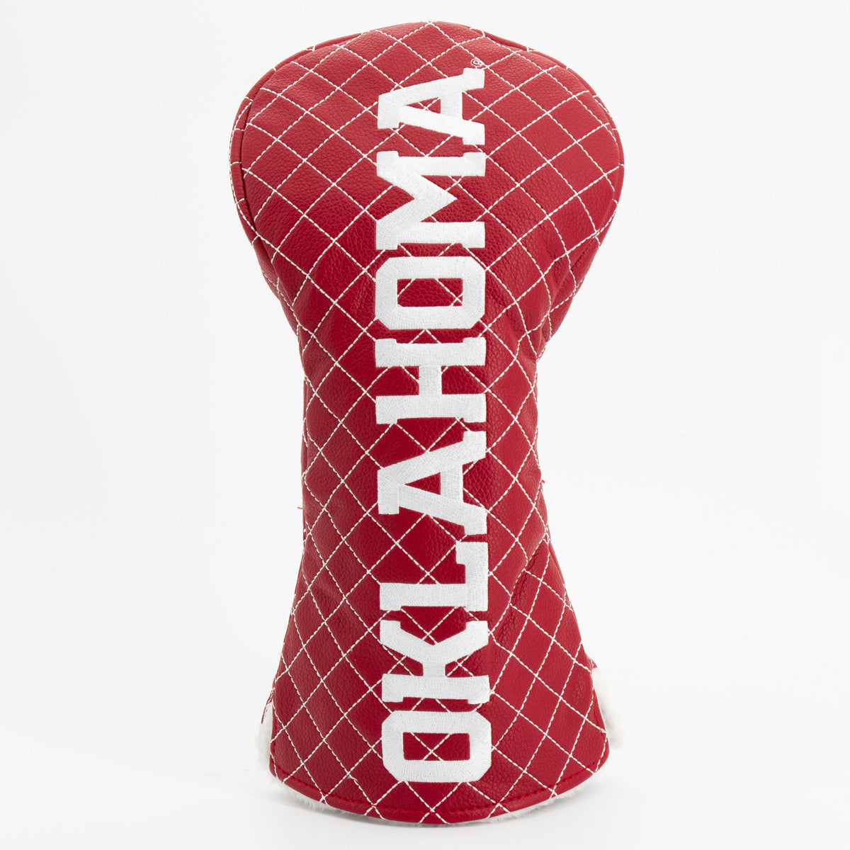 Oklahoma Sooners Solid Quilted Driver Headcover, front view