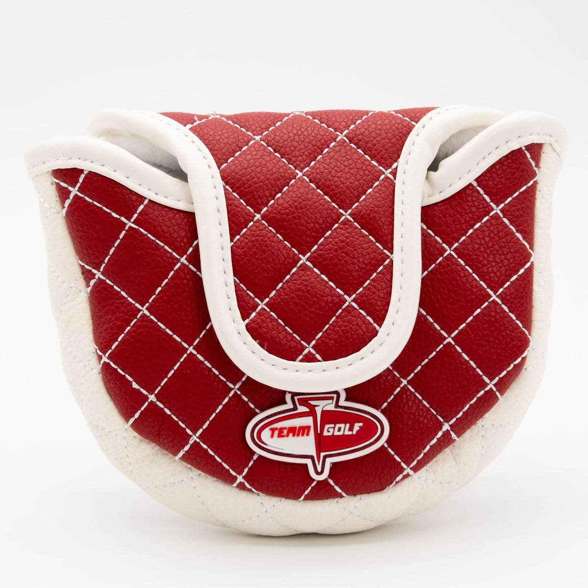 Oklahoma Sooners Solid Quilted Mallet Putter Cover, back view