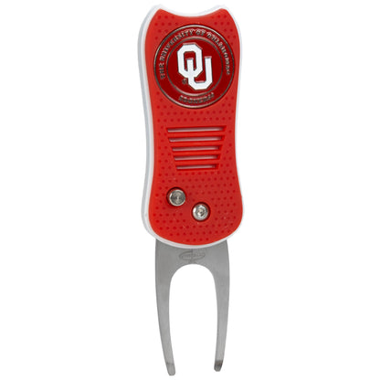 Oklahoma Sooners Switchblade Divot Tool - Image 1 - Club Rehab