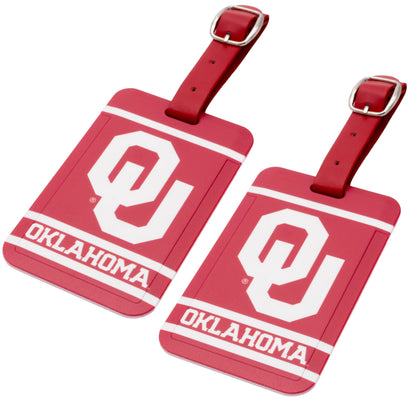 Oklahoma Sooners plastic golf bag tag by Team Golf, product photo 4
