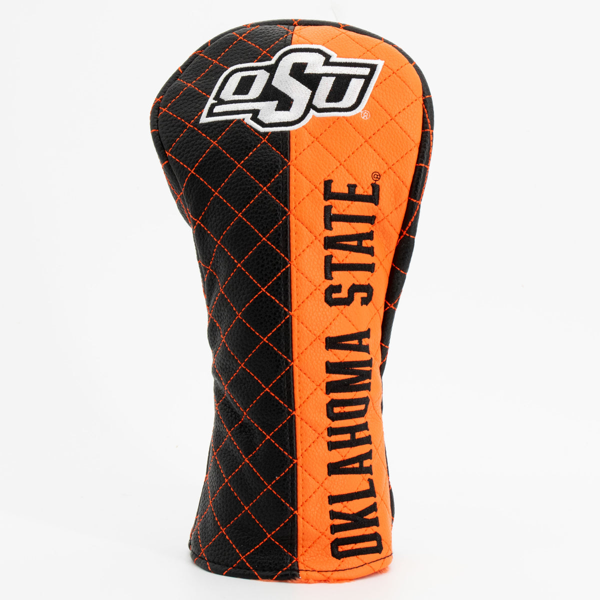 Oklahoma State Cowboys Split Quilted Fairway Headcover, front view