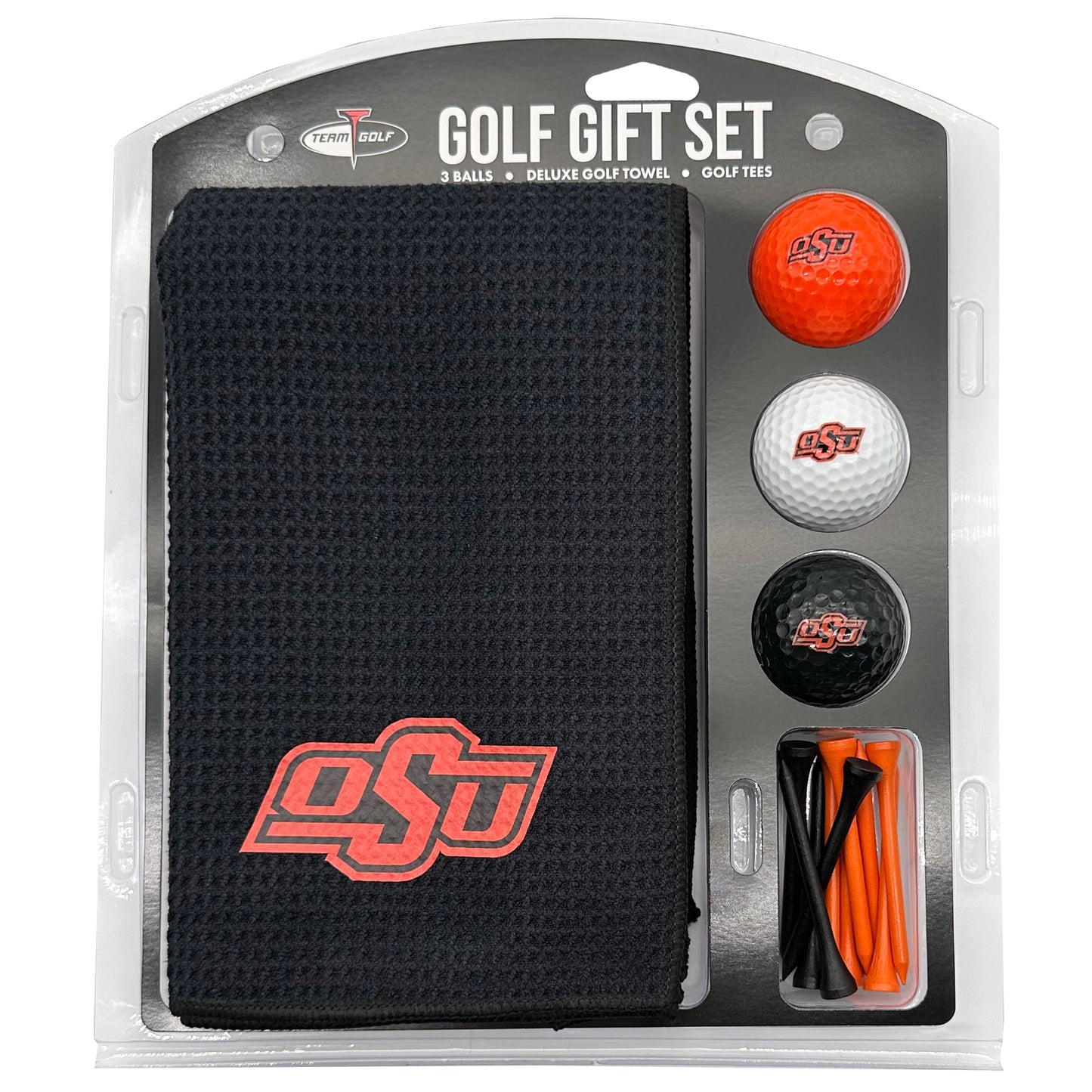 Oklahoma State Cowboys Microfiber Towel Golf Gift Set - Club Rehab
