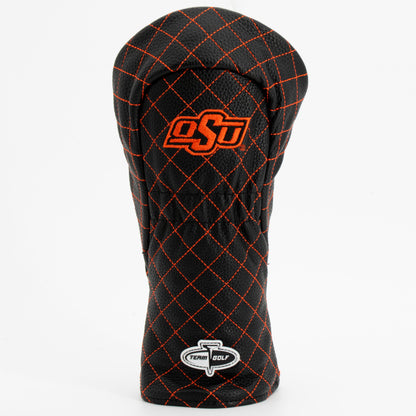 Oklahoma State Cowboys Solid Quilted Fairway Headcover, back view
