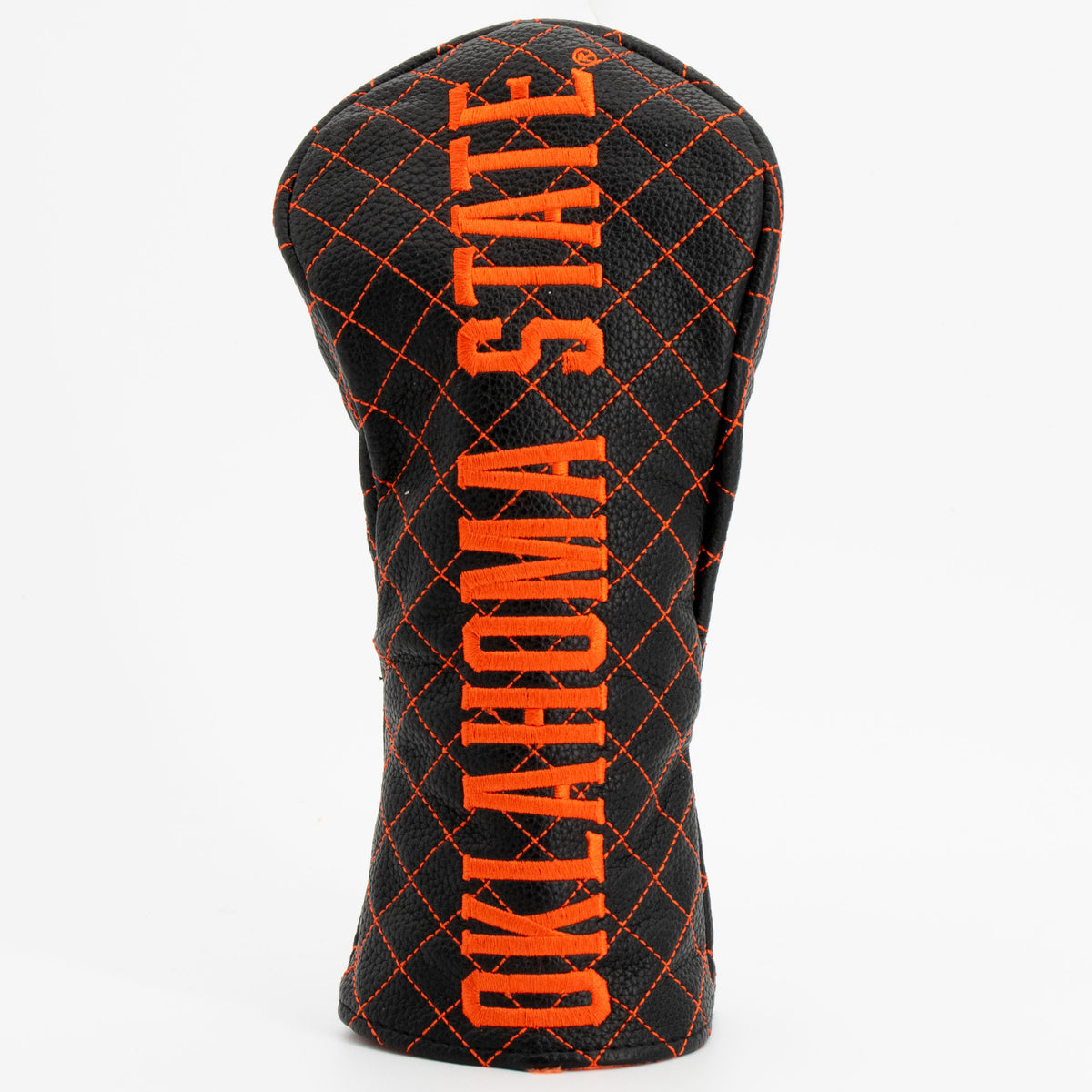 Oklahoma State Cowboys Solid Quilted Fairway Headcover, front view