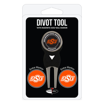 Oklahoma State Cowboys Divot Tool + 3 Ball Markers