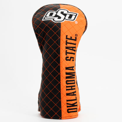 Oklahoma State Cowboys Split Quilted Driver Headcover, front view