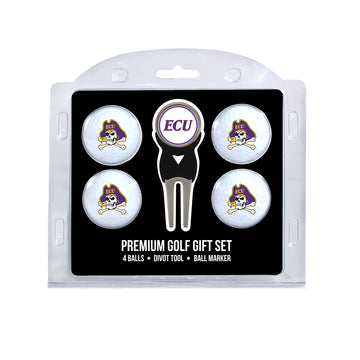 East Carolina Pirates 4-Ball Golf-Geschenkset