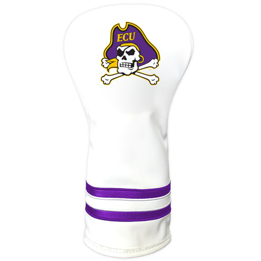 East Carolina Pirates Vintage Golf Headcovers – White