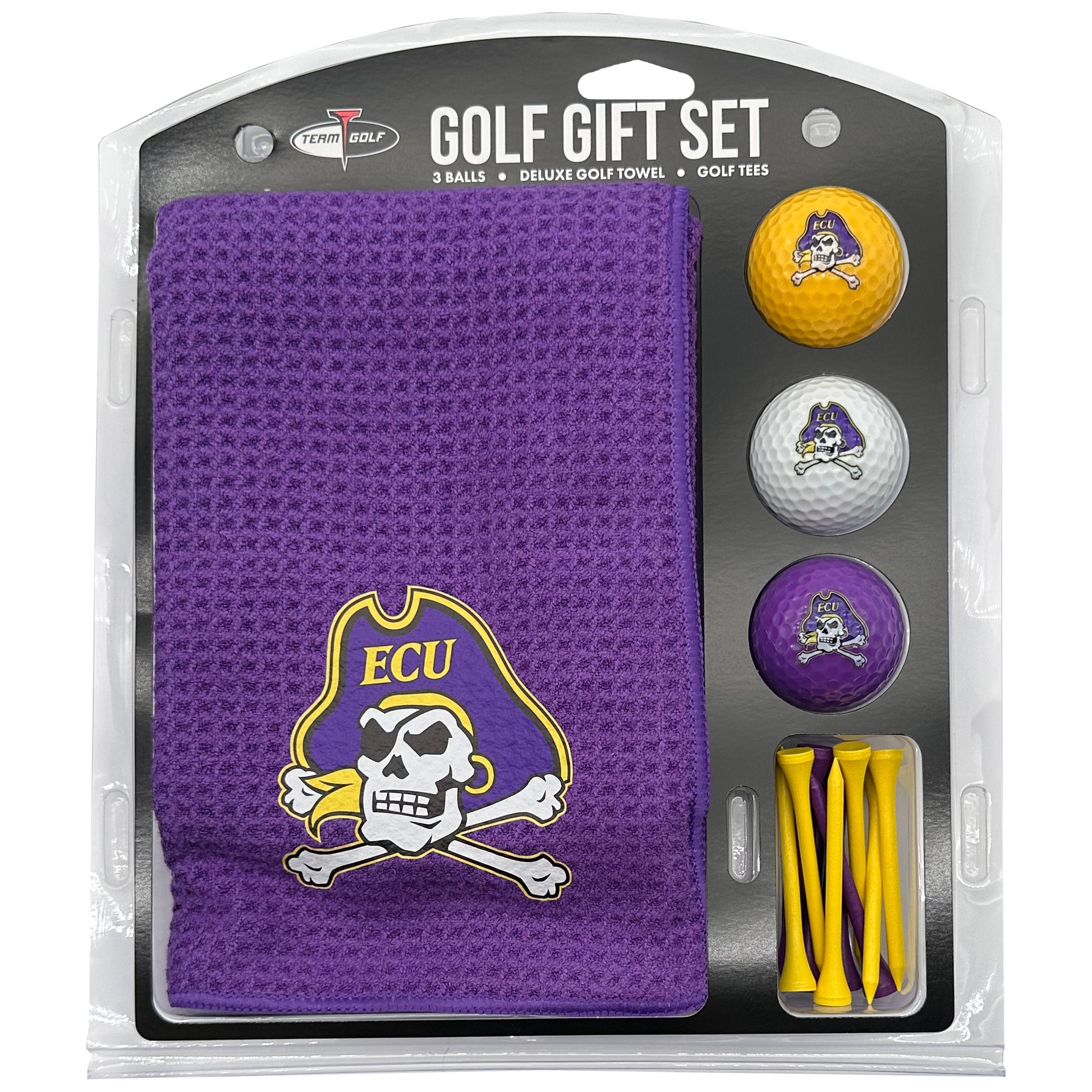 East Carolina Pirates Microfiber Towel Golf Gift Set - Club Rehab