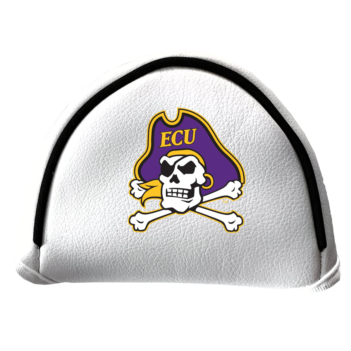 East Carolina Pirates Vintage White Printed Mallet Putter Headcover