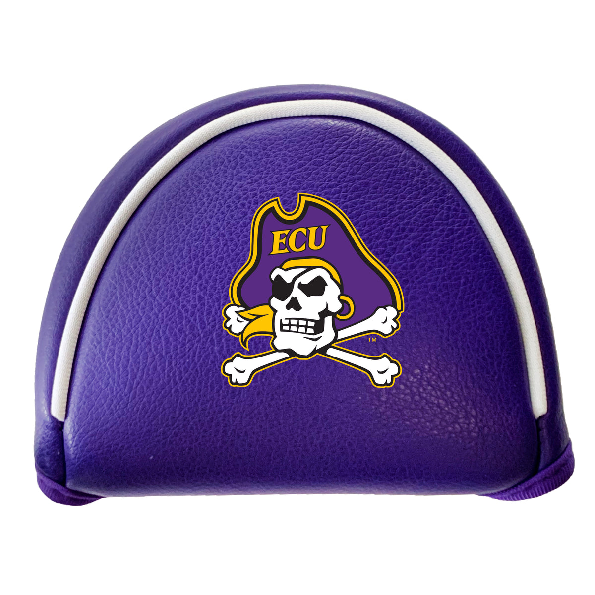 East Carolina Pirates vintage mallet putter color printed golf headcover